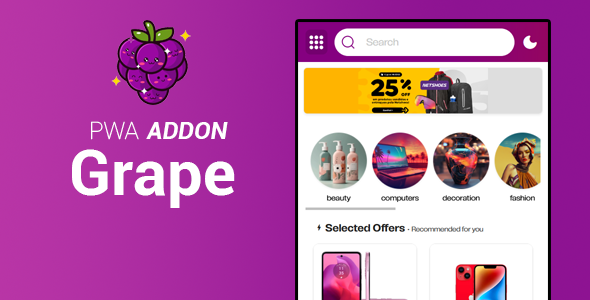 Grape - Addon PWA